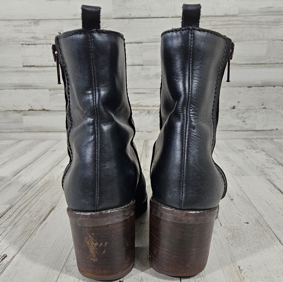 Fabianelli Italian Black Leather Boots - Picture 4 of 9